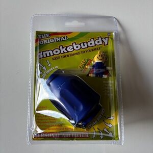 Smoke Buddy The Original PERSONAL AIR FILTER "Blue" w/ FREE Keychain